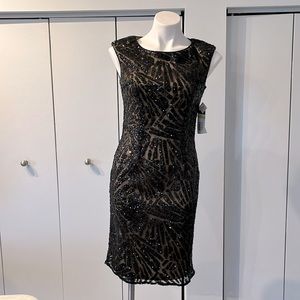 Sleek, elegant, black dress